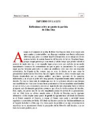Imperio de la ley . Reflexiones sobre un punto de partida de Elías Díaz | Biblioteca Virtual Miguel de Cervantes