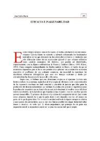 Eficiencia e inalienabilidad | Biblioteca Virtual Miguel de Cervantes