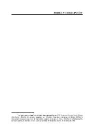 Corrupción, democracia y responsabilidad política / Jesús González Amuchastegui | Biblioteca Virtual Miguel de Cervantes