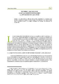 Sentido y alcance de algunas distinciones sobre la invalidez de las leyes | Biblioteca Virtual Miguel de Cervantes