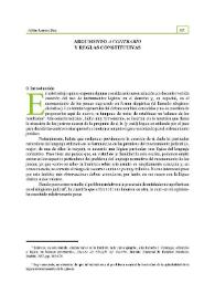 Silogismo jurídico, argumento «a contrario» y reglas constitutivas | Biblioteca Virtual Miguel de Cervantes