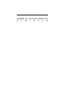 ¿Por qué es derrotable el razonamiento jurídico? | Biblioteca Virtual Miguel de Cervantes