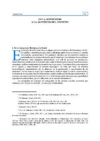De la autopoiesis a la alapoiesis del Derecho / Marcelo Neves | Biblioteca Virtual Miguel de Cervantes