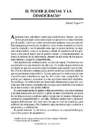 El poder judicial y la democracia / Michel Troper | Biblioteca Virtual Miguel de Cervantes