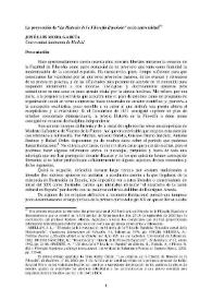 La proyección de la "Historia de la Filosofía Española" en la universidad / José Luis Mora | Biblioteca Virtual Miguel de Cervantes
