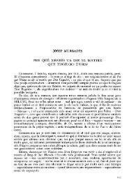 Per qué Xènius va dir el mateix que Eugenio d'Ors? / Josep Murgades | Biblioteca Virtual Miguel de Cervantes