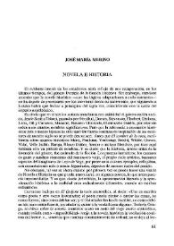 Novela e historia / José María Merino | Biblioteca Virtual Miguel de Cervantes