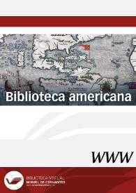 Biblioteca americana | Biblioteca Virtual Miguel de Cervantes