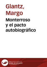 Monterroso y el pacto autobiográfico / Margo Glantz | Biblioteca Virtual Miguel de Cervantes