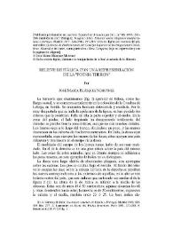 Relieve de Itálica con una representación de la "Potnia Theron" / José María Blázquez Martínez | Biblioteca Virtual Miguel de Cervantes