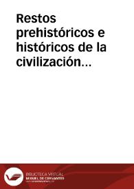 Restos prehistóricos e históricos de la civilización maya | Biblioteca Virtual Miguel de Cervantes