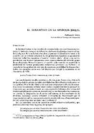 El subjuntivo en la apódosis irreal | Biblioteca Virtual Miguel de Cervantes