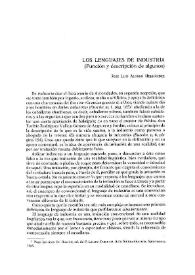 Los lenguajes de industria (Función y descripción de algunos) | Biblioteca Virtual Miguel de Cervantes