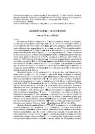 Alexandre Laborde, en su centenario / Antonio García y Bellido | Biblioteca Virtual Miguel de Cervantes