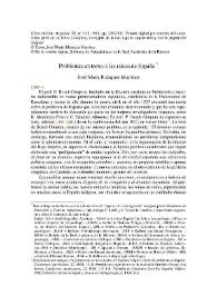 Problemas en torno a las raíces de España / José María Blázquez Martínez | Biblioteca Virtual Miguel de Cervantes