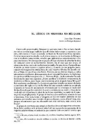 El léxico de Herrera en Bécquer / Juan Rey Fuentes | Biblioteca Virtual Miguel de Cervantes