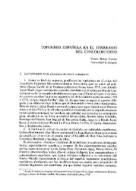 Toponimia española en el itinerario del Concolorcorvo / Tomás Buesa Oliver | Biblioteca Virtual Miguel de Cervantes