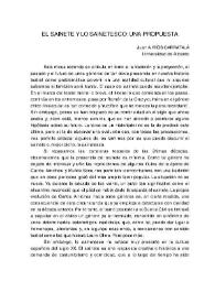 El sainete y lo sainetesco: una propuesta / Juan Antonio Ríos Carratalá | Biblioteca Virtual Miguel de Cervantes