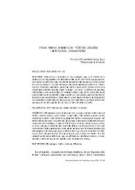 Unas notas sobre los "Textos Árabes Cristianos Andalusíes" / Juan Pedro Monferrer Sala | Biblioteca Virtual Miguel de Cervantes