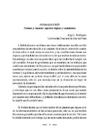 Introducción: "Normas y Razones: Aspectos lógicos y sustantivos" / Jorge L. Rodríguez | Biblioteca Virtual Miguel de Cervantes