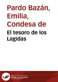 El tesoro de los Lagidas / Emilia Pardo Bazán | Biblioteca Virtual Miguel de Cervantes