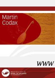 Martin Codax | Biblioteca Virtual Miguel de Cervantes