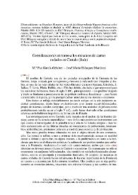 Consideraciones en torno a los mosaicos de cantos rodados en Castulo (Jaén) / M.ª Paz García-Gelabert y José María Blázquez Martínez | Biblioteca Virtual Miguel de Cervantes