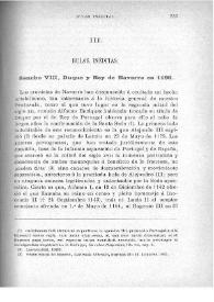 Bulas inéditas / Fidel Fita | Biblioteca Virtual Miguel de Cervantes