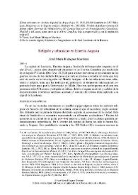 Religión y Urbanismo en Emerita Augusta / José María Blázquez Martínez | Biblioteca Virtual Miguel de Cervantes