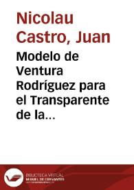 Modelo de Ventura Rodríguez para el Transparente de la Catedral de Cuenca / Juan Nicolau Castro | Biblioteca Virtual Miguel de Cervantes