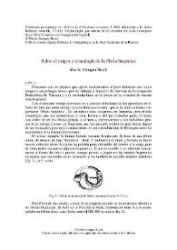 Sobre el origen y cronología de la fíbula hispánica / Martín Almagro Basch | Biblioteca Virtual Miguel de Cervantes