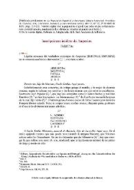 Inscripciones inéditas de Ampurias / Fidel Fita | Biblioteca Virtual Miguel de Cervantes