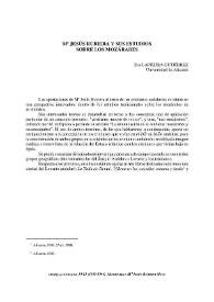 María Jesús Rubiera y sus estudios sobre los mozárabes / Eva Lapiedra Gutiérrez | Biblioteca Virtual Miguel de Cervantes