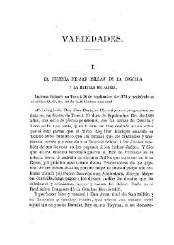 La judería de San Millán de la Cogolla y la batalla de Nájera / Narciso Hergueta | Biblioteca Virtual Miguel de Cervantes