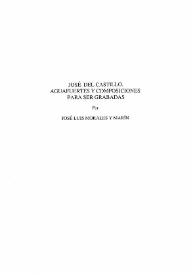 José del Castillo. Aguafuertes y composiciones para ser grabadas / José Luis Morales y Marín | Biblioteca Virtual Miguel de Cervantes