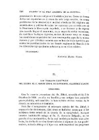 Los trabajos científicos del Excmo. Sr. D. Jacobo Zobel de Zangroniz, académico electo / Emilio Hübner | Biblioteca Virtual Miguel de Cervantes