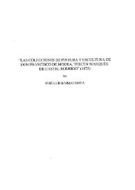 Las colecciones de pintura y escultura de Don Francisco de Moura, tercer marqués de Castel Rodrigo (1675) / José Luis Barrio Moya | Biblioteca Virtual Miguel de Cervantes
