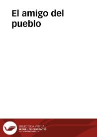 El amigo del pueblo | Biblioteca Virtual Miguel de Cervantes