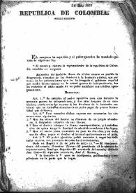 Decreto sobre el aplazamiento del pago de deudas de las contribuciones por motivo de guerra (Bogotá, 28 de julio de 1823, 13º) | Biblioteca Virtual Miguel de Cervantes