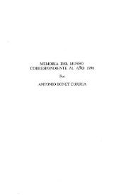 Memoria del Museo correspondiente al año 1996 / Antonio Bonet Correa | Biblioteca Virtual Miguel de Cervantes