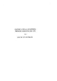 Crónica de la Academia. Primer semestre de 1997 / José M.ª de Azcárate | Biblioteca Virtual Miguel de Cervantes