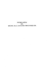 Necrologías del Excmo. Sr. D. Antonio Fernández-Cid / Enrique Pardo Canalís [et al.] | Biblioteca Virtual Miguel de Cervantes