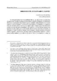 Bibliografía de L.P. Harvey / Luis F. Bernabé Pons | Biblioteca Virtual Miguel de Cervantes