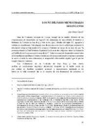 Los mudéjares menestrales segovianos / Luz Gómez García | Biblioteca Virtual Miguel de Cervantes