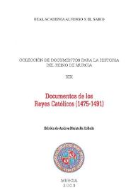 Documentos de los Reyes Católicos (1475-1491) / edición de Andrea Moratalla Collado | Biblioteca Virtual Miguel de Cervantes