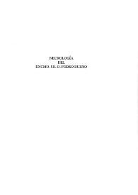 Necrologías del Excmo. Sr. D. Pedro Bueno / Julián Gállego | Biblioteca Virtual Miguel de Cervantes