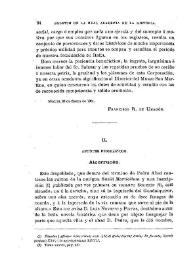 Apuntes epigráficos / Fidel Fita | Biblioteca Virtual Miguel de Cervantes