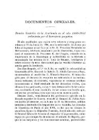 Reseña histórica de la Academia en el año 1900-1901 redactada por el Secretario perpetuo / Cesáreo Fernández Duro | Biblioteca Virtual Miguel de Cervantes