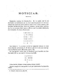 Noticias. Boletín de la Real Academia de la Historia, tomo 38 (junio 1901). Cuaderno VI / F.F., A.R.V. | Biblioteca Virtual Miguel de Cervantes
