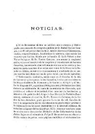 Noticias. Boletín de la Real Academia de la Historia, tomo 40 (enero 1902). Cuaderno I. | Biblioteca Virtual Miguel de Cervantes